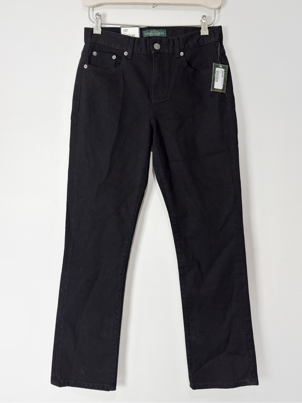 Lauren Ralph Lauren Manhattan Bsr Jeans Black Classic Straight NWT Size 2